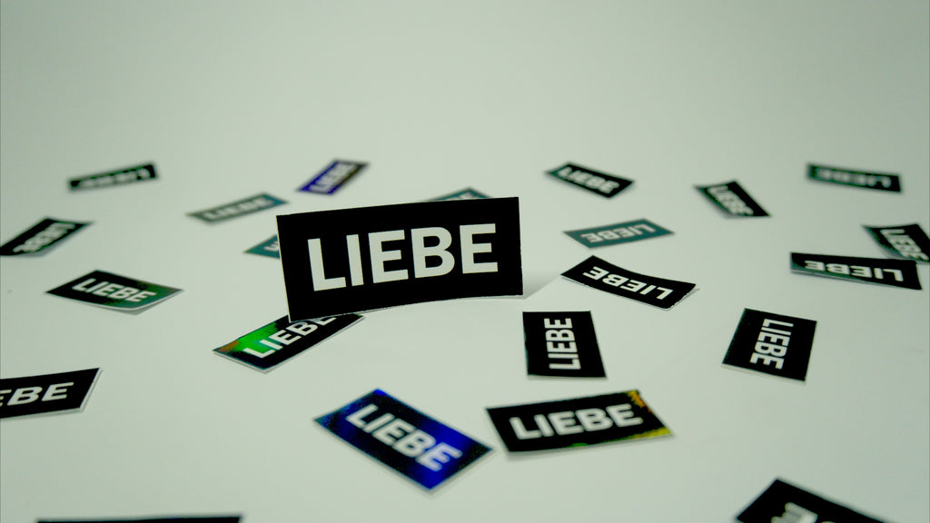 50 LIEBE STICKER