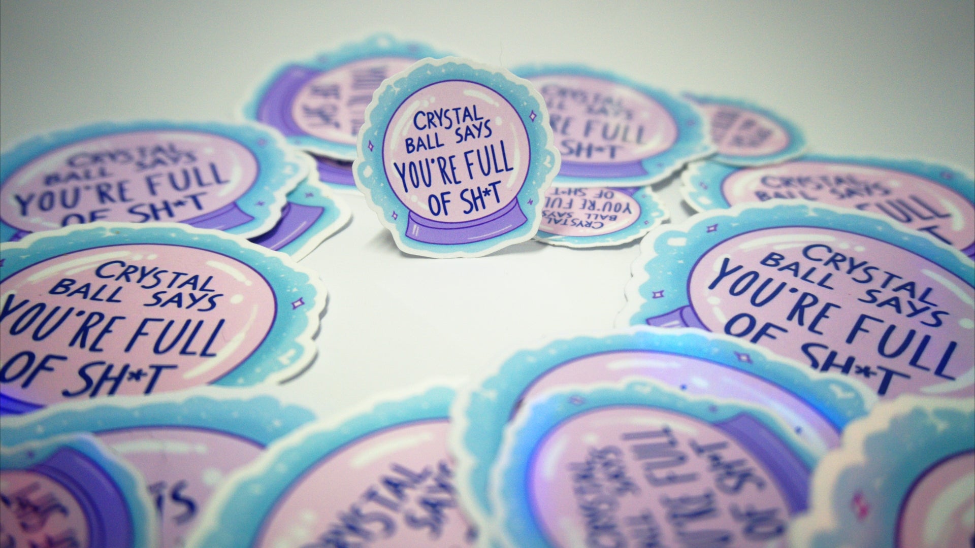 Crystal Ball Says You're Full of Sh*t Sticker