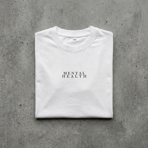 MENTAL HEALTH — WHITE TEE